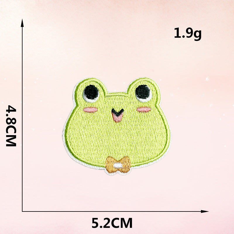 Wholesale Cartoon Embroidery Plush Clothes Patch Hat DIY Decorative Embroidery Cloth Patch FS